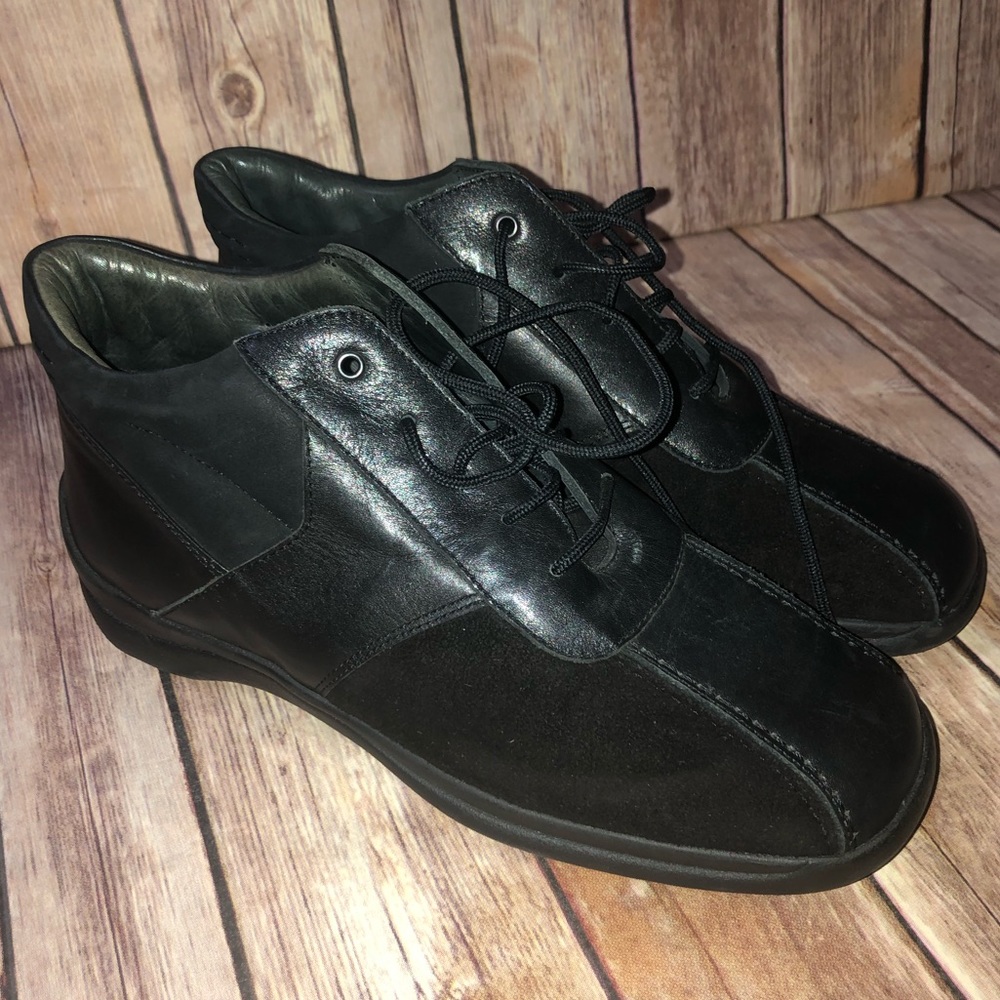 XSensible Black Lace Comfort Shoes